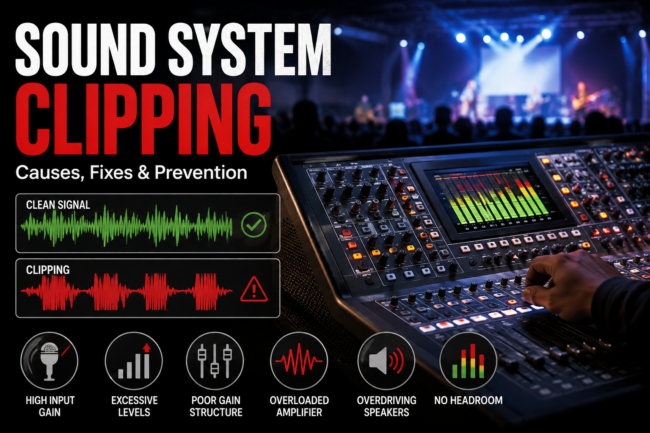 why does my sound system keep clipping
