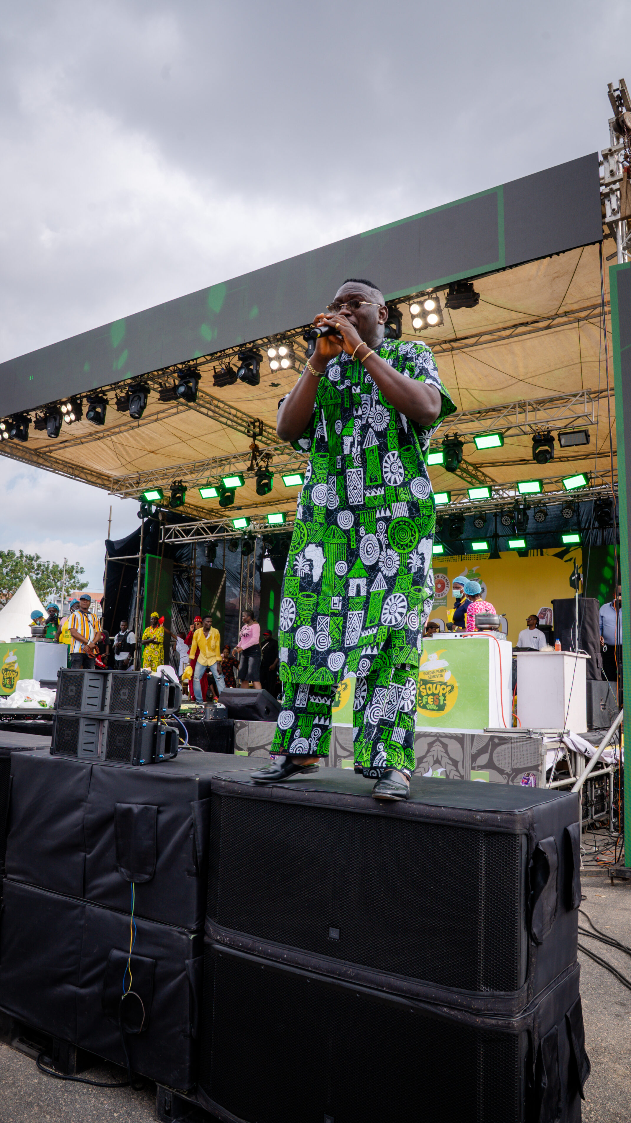 segun johnson, goldenpenny semovita soup festival, royalty global sound